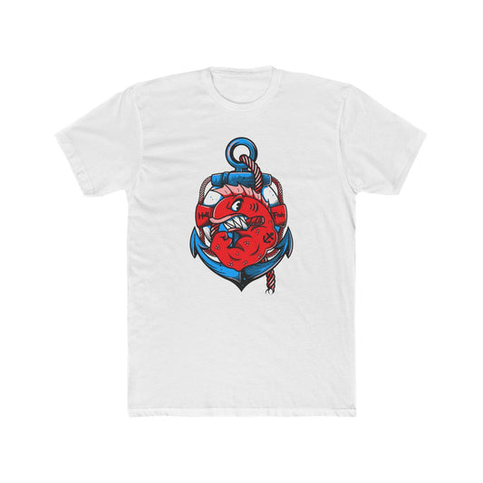 Anchor Kraken T-Shirt — Nautical Tattoo-Style Octopus Tee